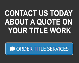 Order Title Insurance